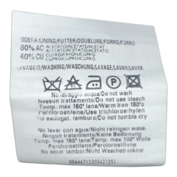 Zanella Elegant Black Italian Trousers in 100% Virgin Wool - Picture 9 of 9